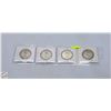 Image 2 : 4 SILVER HALF DOLLARS 1952-57-58-59