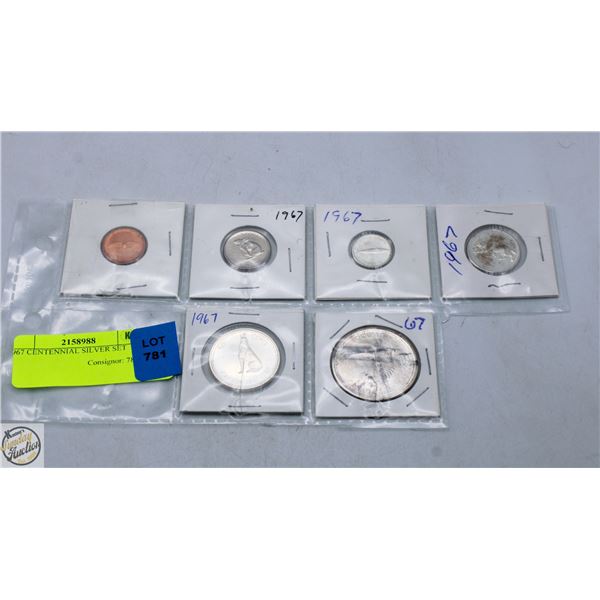 1967 CENTENNIAL SILVER SET