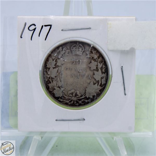 1917 GEORGE V SILVER HALF DOLLAR
