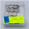 Image 1 : 14 GEORGE VI SILVER DIMES 1 QUEEN E DIME
