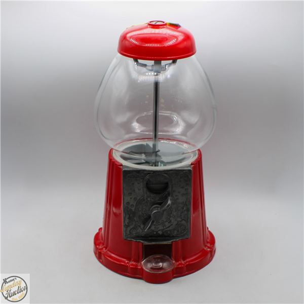 1985 CAROUSEL GUMBALL MACHINE WORKING H-11"