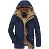 Image 1 : NEW APTRO MENS WINTER COAT FAUX FUR PARKA JACKET M