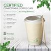 Image 1 : NEW COMPOSTABLE COFFEE CUPS W LIDS SLEEVES 100CT