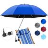 Image 1 : NEW W BOX 2PCS NBOTUS CHAIR UMBRELLA W CLAMP BLUE
