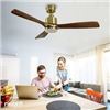 Image 1 : NEW NEATFI 52" LOW PROFILE CEILING FAN W LIGHTS