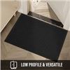 Image 1 : NEW HIYARD DURABLE FRONT DOOR MAT BLACK 47 X 32"
