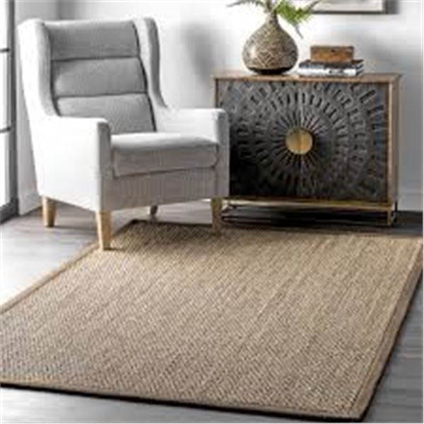 NEW NULOOM ELIJAH FARMHOUSE AREA RUG 4 X 6' BEIGE