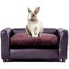 Image 1 : NEW KEET FLUFFY DELUXE SMALL PET SOFA CHOCO. BROWN