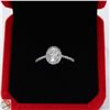 Image 1 : #3767-1.00 CT GRA CERTIFIED OVAL CUT