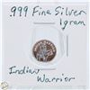Image 1 : #3784- CANADIAN .999 FINE SILVER 1 GRAM