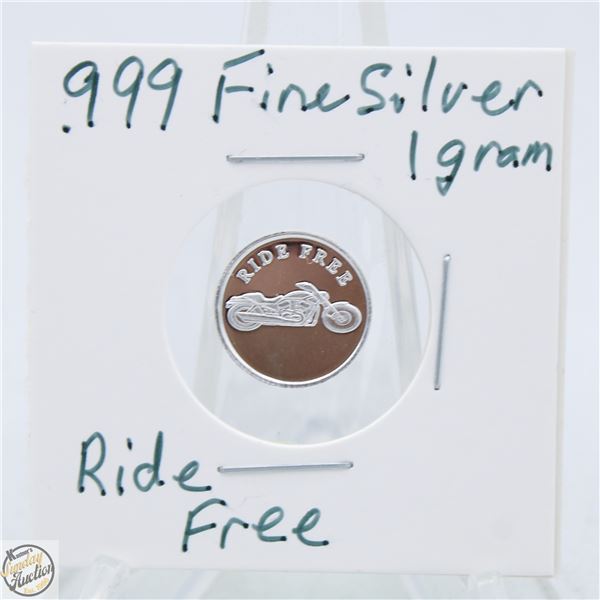 #3779- CANADIAN .999 FINE SILVER 1 GRAM