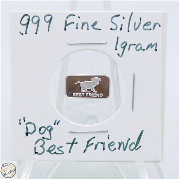 #3778- CANADIAN .999 FINE SILVER 1 GRAM