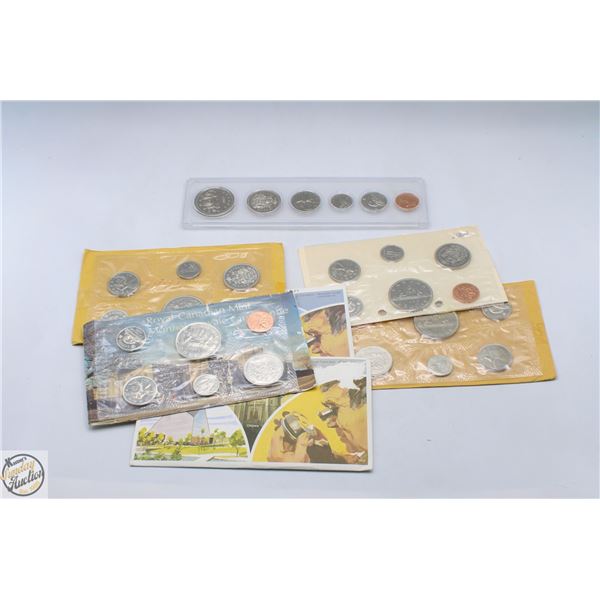 COIN SETS-1968, 1969, 1971, 1975, 1983, 1984, 1977