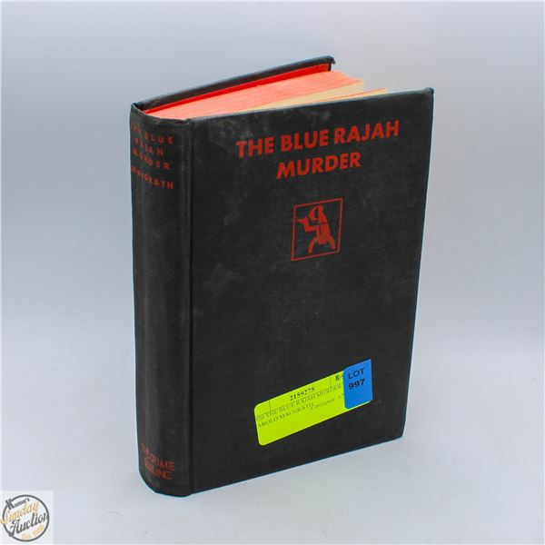 1930 THE BLUE RAJAH MURDER BY HAROLD MACGRATH