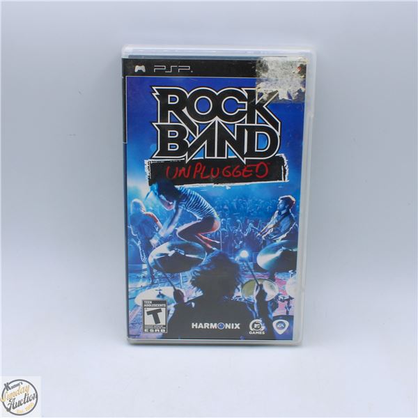 SONY PSP ROCK BAND UNPLUGGED VIDEO GAME