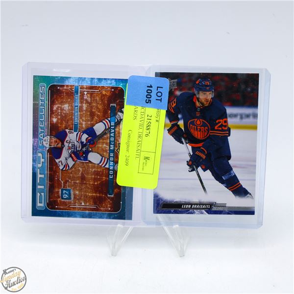 CONNOR MCDAVID, DRAISAITL HOCKEY CARDS