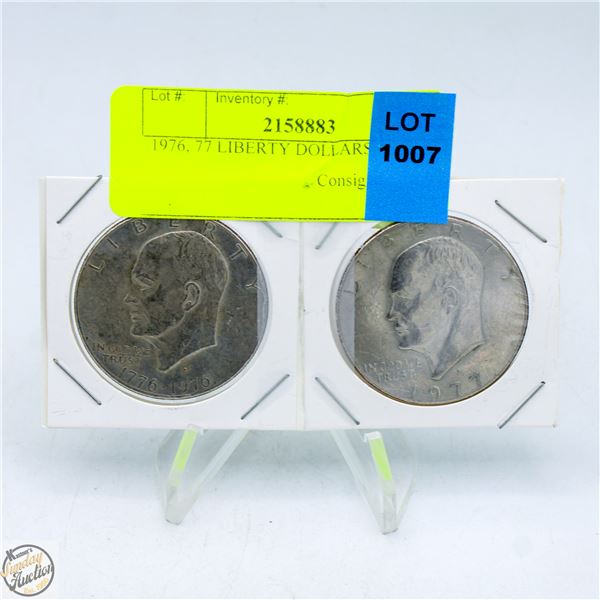 1976, 77 LIBERTY DOLLARS