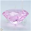 Image 1 : DIAMOND SHAPED PINK PAPERWEIGHT