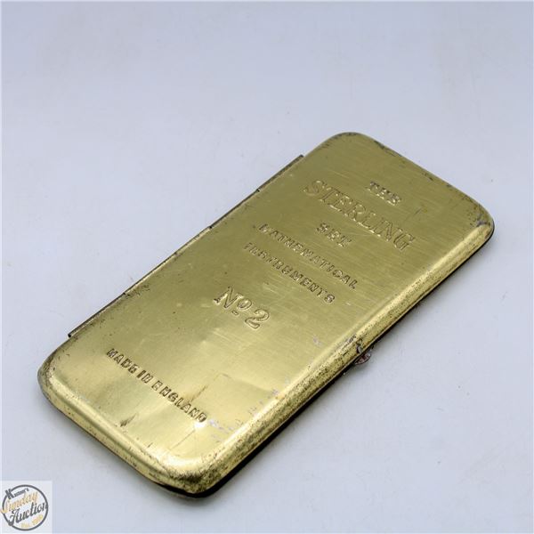 VINTAGE STERLING MATHEMATICAL INSTRUMENTS SET