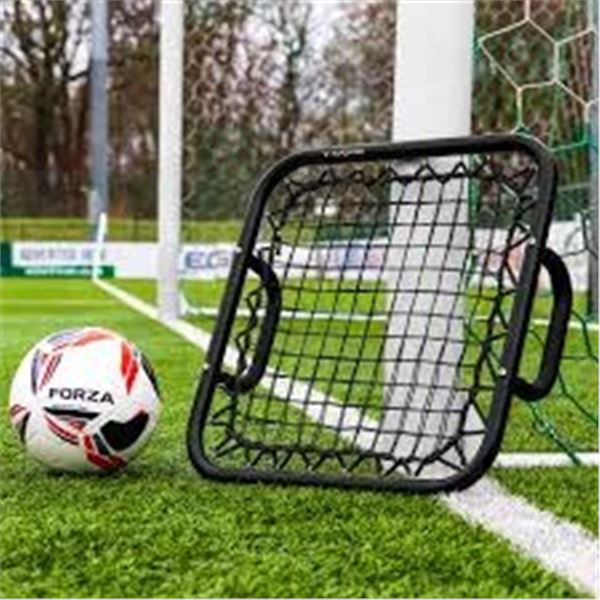 NEW W BOX REBOUNDER FOLDABLE SOCCER NET 100X100CM