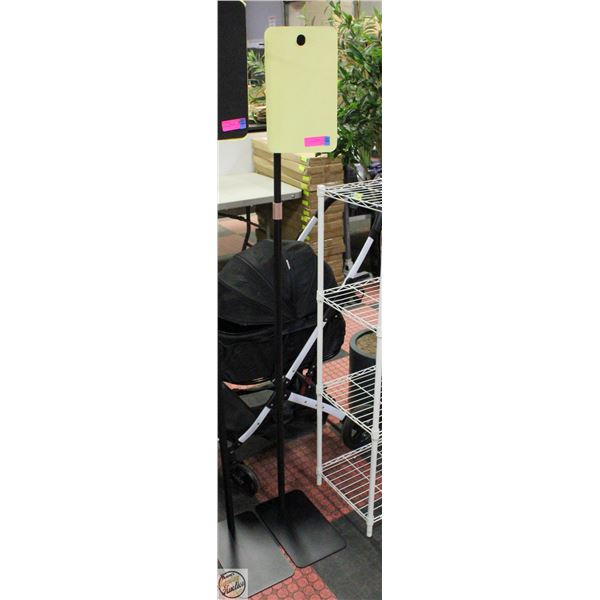 NEW ASSEMBLED SIGN STAND