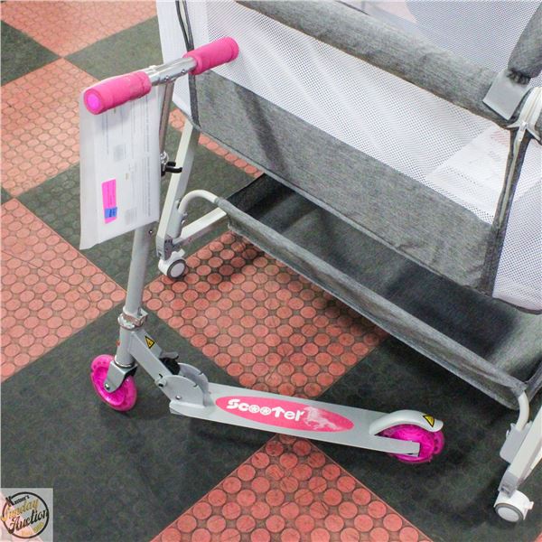 NEW ASSEMBLED GIRLS SCOOTER