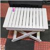 Image 1 : NEW ASSEMBLED WHITE FOLDING TABLE