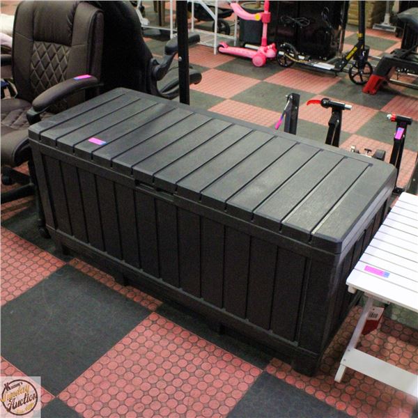 NEW ASSEMBLED KETER PATIO STORAGE BOX