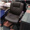 Image 1 : NEW ASSEMBLED BROWN LEATHERETTE HYDRAULIC OFFICE