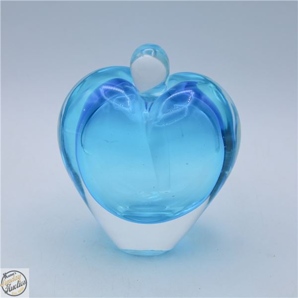 VINTAGE ZELLIQUE STUDIO BLUE HEART PERFUM BOTTLE