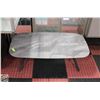 Image 1 : METAL & GLASS COFFEE TABLE 23"X43"X12"