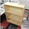 Image 1 : WOOD SHELVING UNIT, SZ 43HX32LX11W