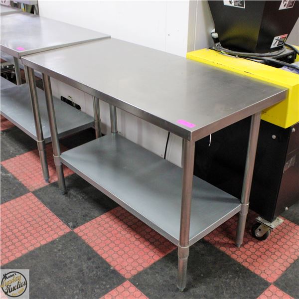 4' X 2' X 3' HIGH COMMERCIAL S/S TABLE