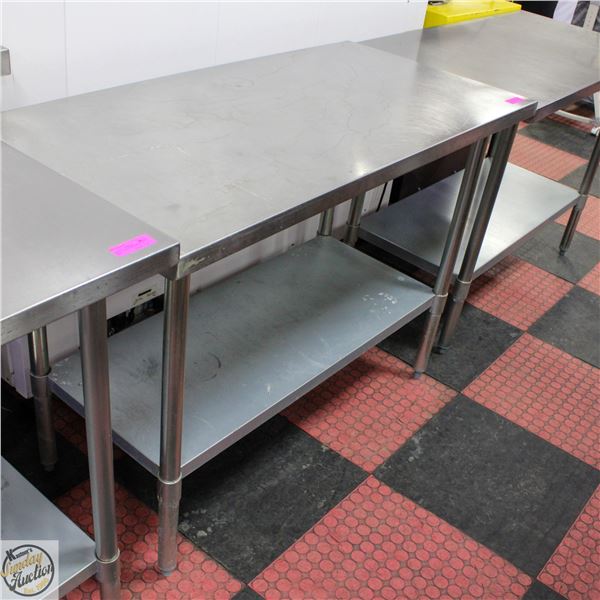 4' X 2' X 3' HIGH COMMERCIAL S/S TABLE