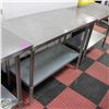 Image 1 : 4' X 2' X 3' HIGH COMMERCIAL S/S TABLE