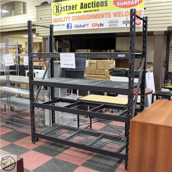 70" X 2' X 7' TALL HEAVY DUTY ADJUSTABLE RACK