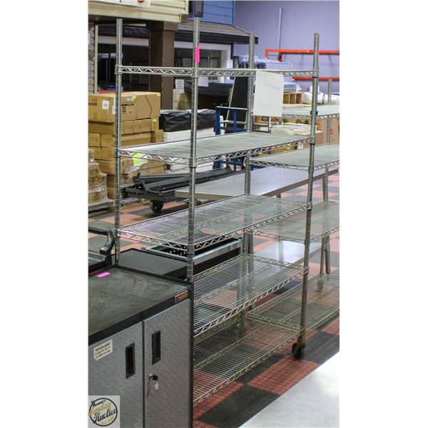 COMMERCIAL METRO RACK ON WHEELS