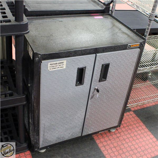 GLADIATOR CHECKERPLATE TOOL CABINET
