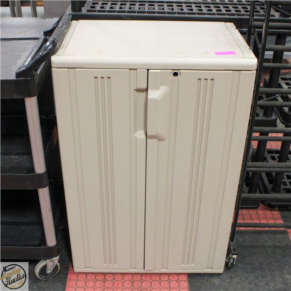 PLASTIC 2 DOOR CABINET