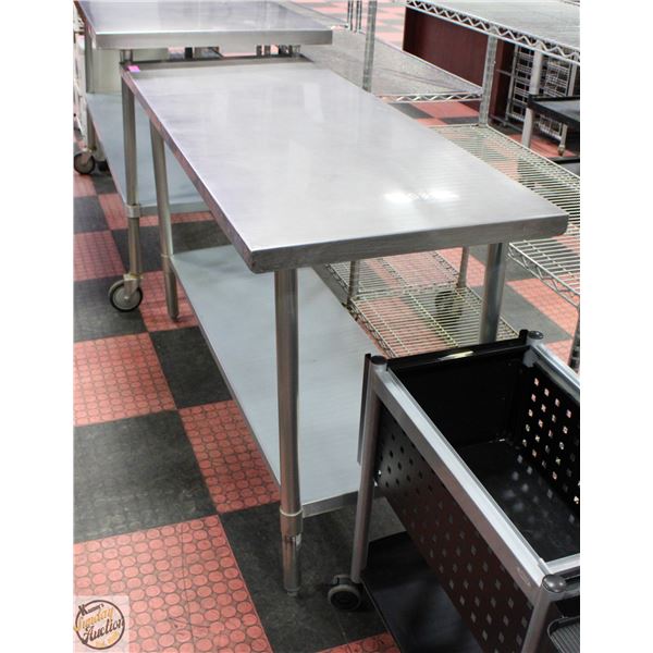 5' X 2' X 3' TALL S/S COMMERCIAL TABLE