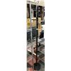 Image 1 : 8 HOOK COAT RACK BLACK