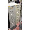 Image 1 : METAL FILE CABINET 4 DRAWERS 26.5" X 15" X  52"