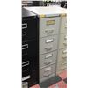 Image 1 : METAL FILE CABINET 4 DRAWERS 26.5" X 15" X  52"