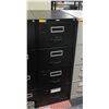 Image 1 : METAL FILE CABINET 4 DRAWERS 26.5" X 15" X  52"