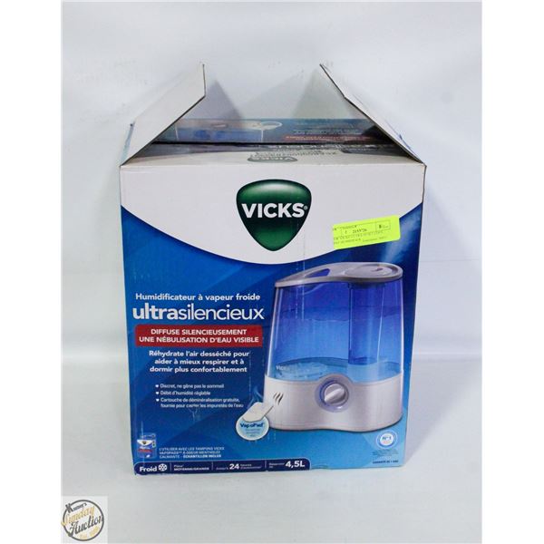 VICKS ULTRA QUIET COOL MIST HUMIDIFIER