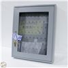 Image 1 : METAL WALL HANGING KEY BOX WITH CLEAR FRONT (WITH