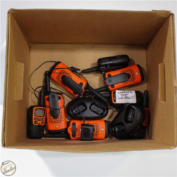 MIDLAND WALKIE TALKIES + BASES