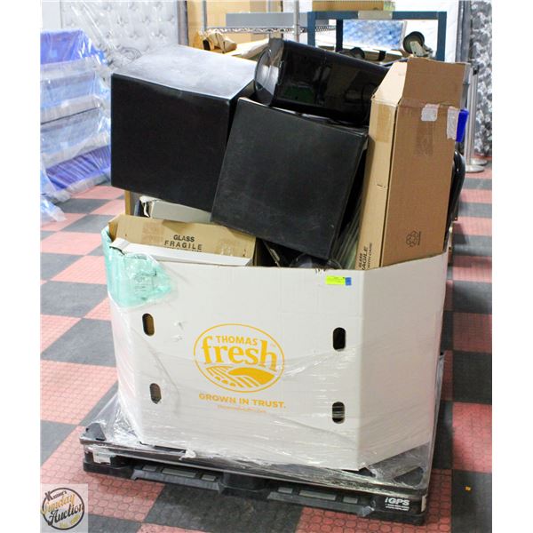 PALLET OF MISCELLANEOUS ELECTRONICS AND MORE