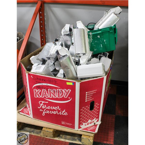 PALLET OF GAVITA PRO 1000E GROW LIGHTS