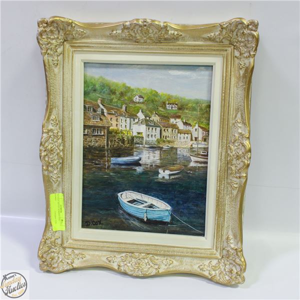 VINTAGE ARTIST DOREEN COX FRAMED